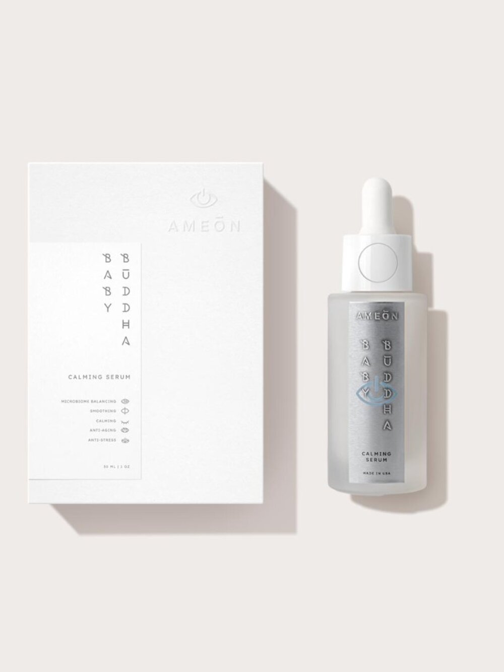 AMEON Baby Buddha Calming Serum New Sealed 1 oz Exp 03/27
